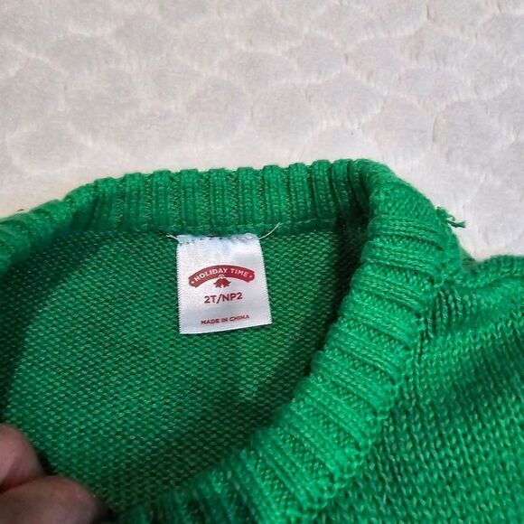 New Toddler Christmas sweater santa 2T - Picture 2 of 3